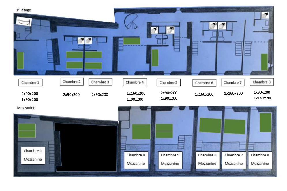 Plattegrond met mezzanine